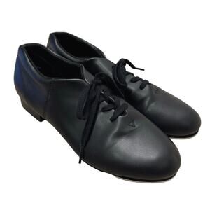 Capezio‎ Fluid Black Leather Tap Shoes Size 9 Men’s or 10 / 10.5 Women’s